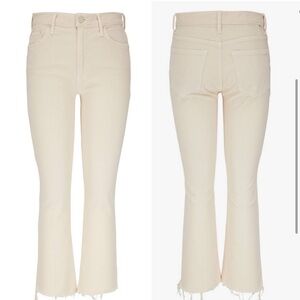 Mother Insider Crop Step Fray (Chalk it Up)